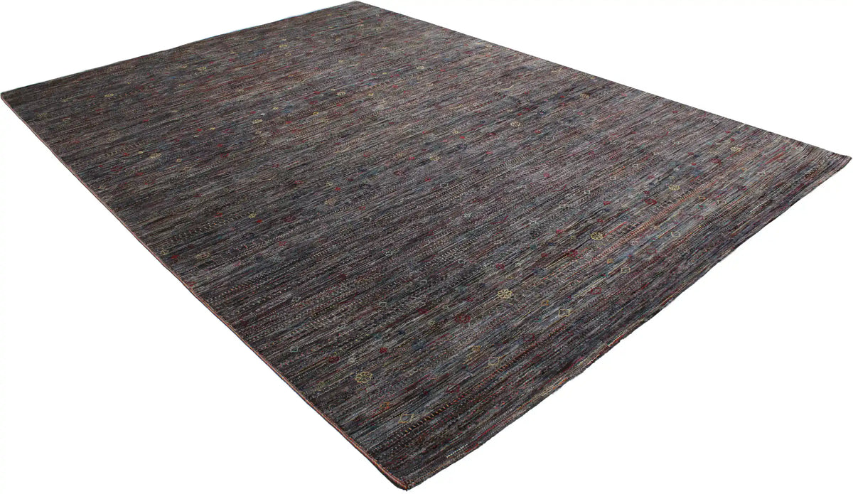 Charcoal Atash Rug with Color Flecks, 420 × 305 cm, view 4.