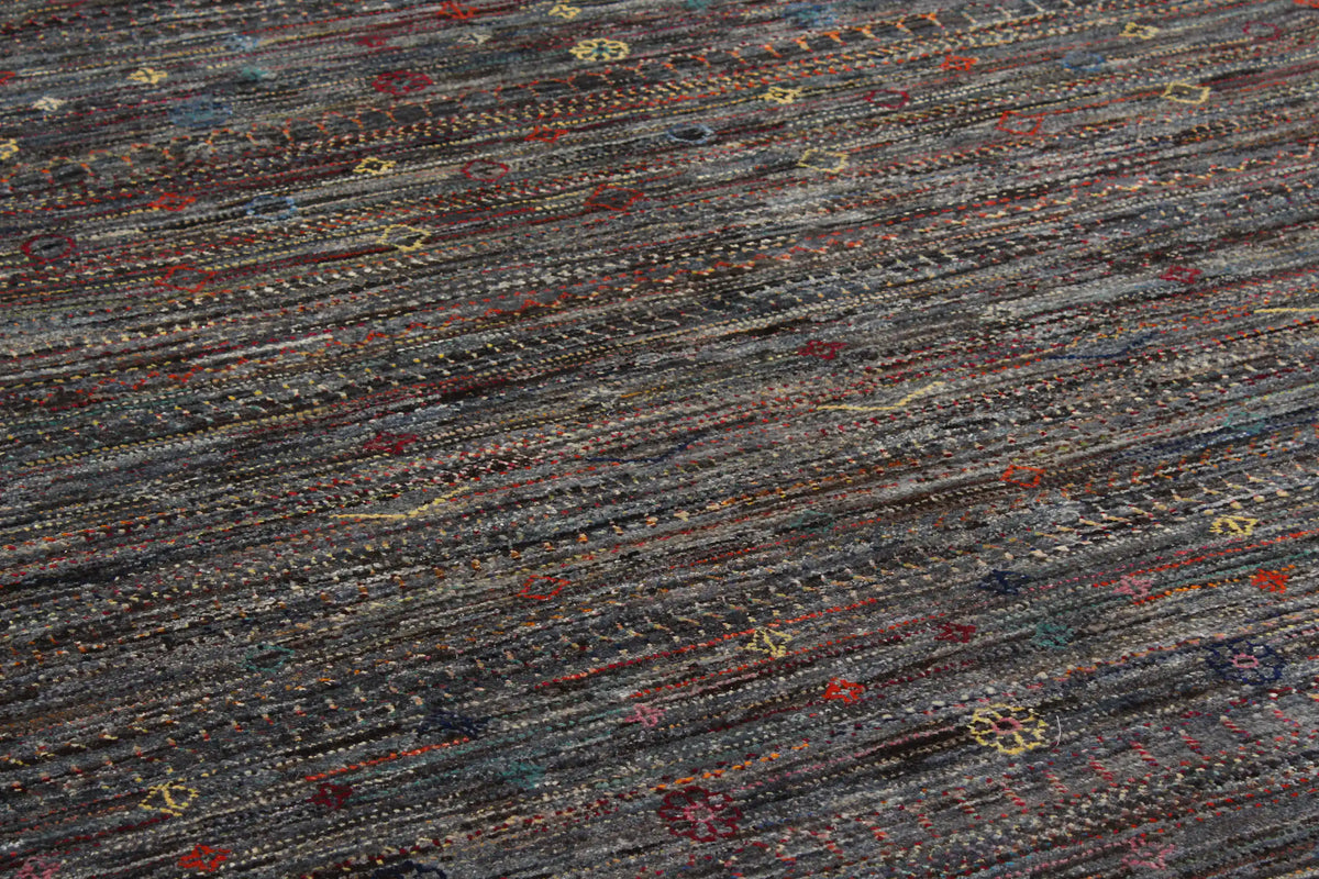 Charcoal Atash Rug with Color Flecks, 420 × 305 cm, view 5.