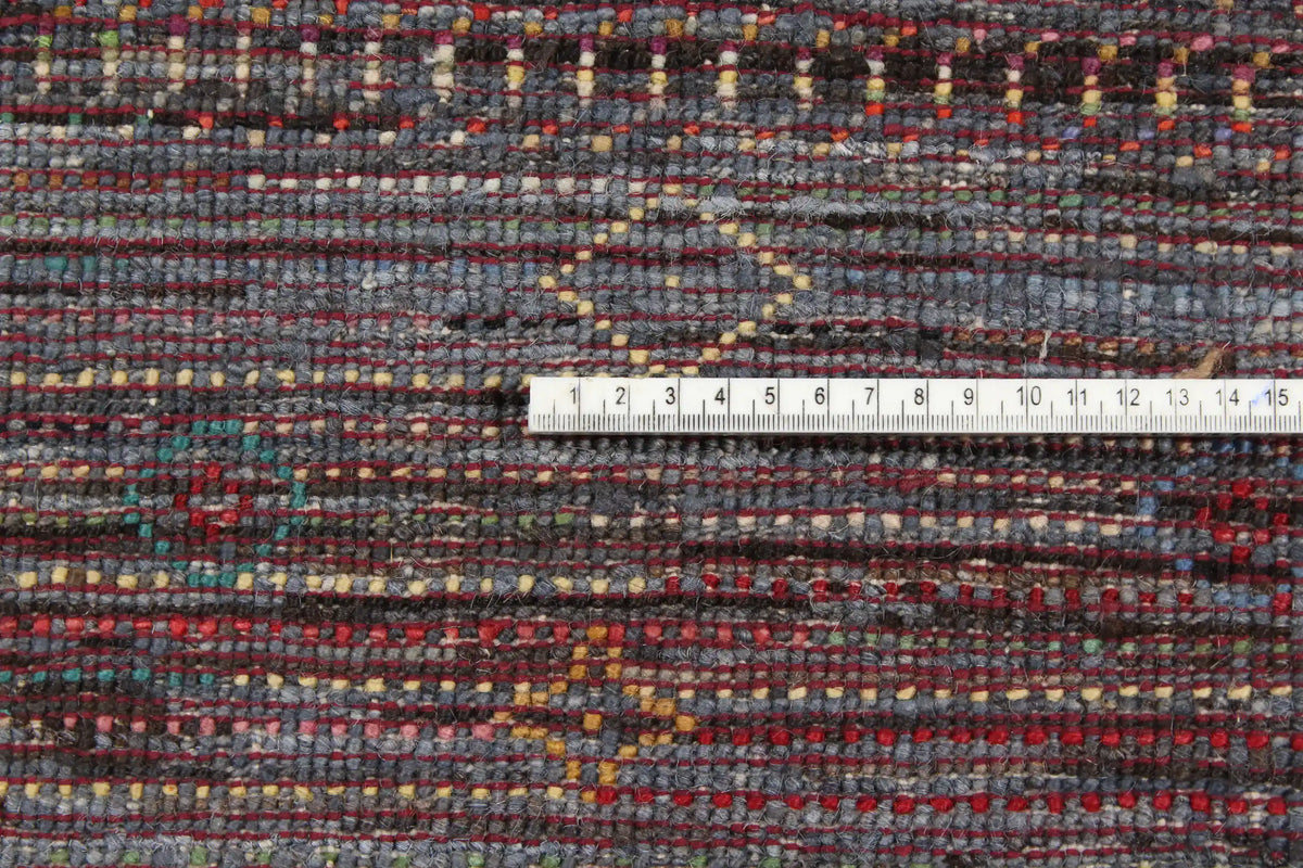 Charcoal Atash Rug with Color Flecks, 420 × 305 cm, view 7.
