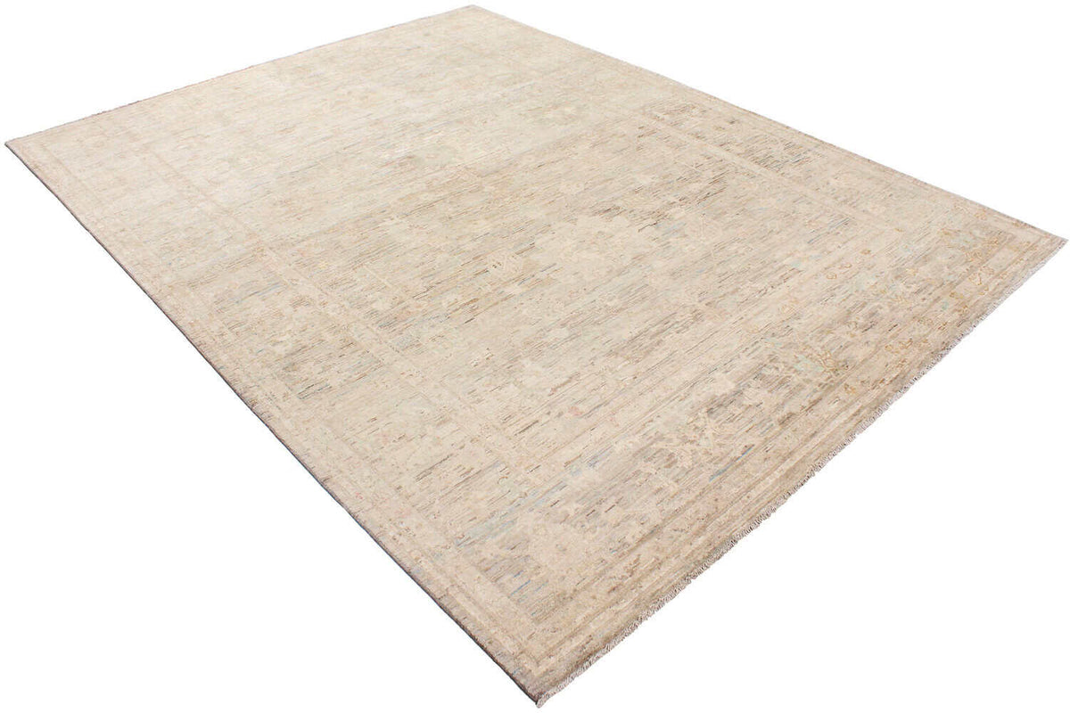 Sand Afghan Wool Rug with Fine Motifs, 332 × 254 cm, view 3.