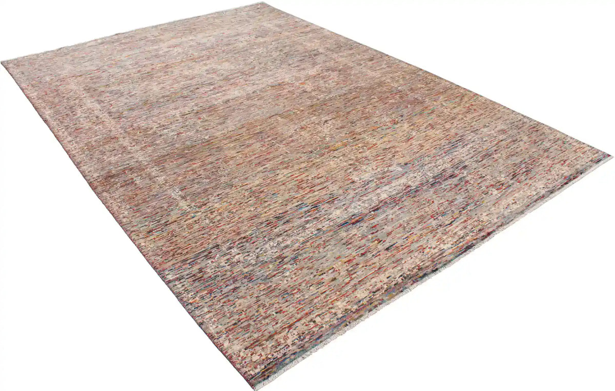 Brown Berjasta Rug with Fine Linear Detail, 360 × 252 cm, view 3.