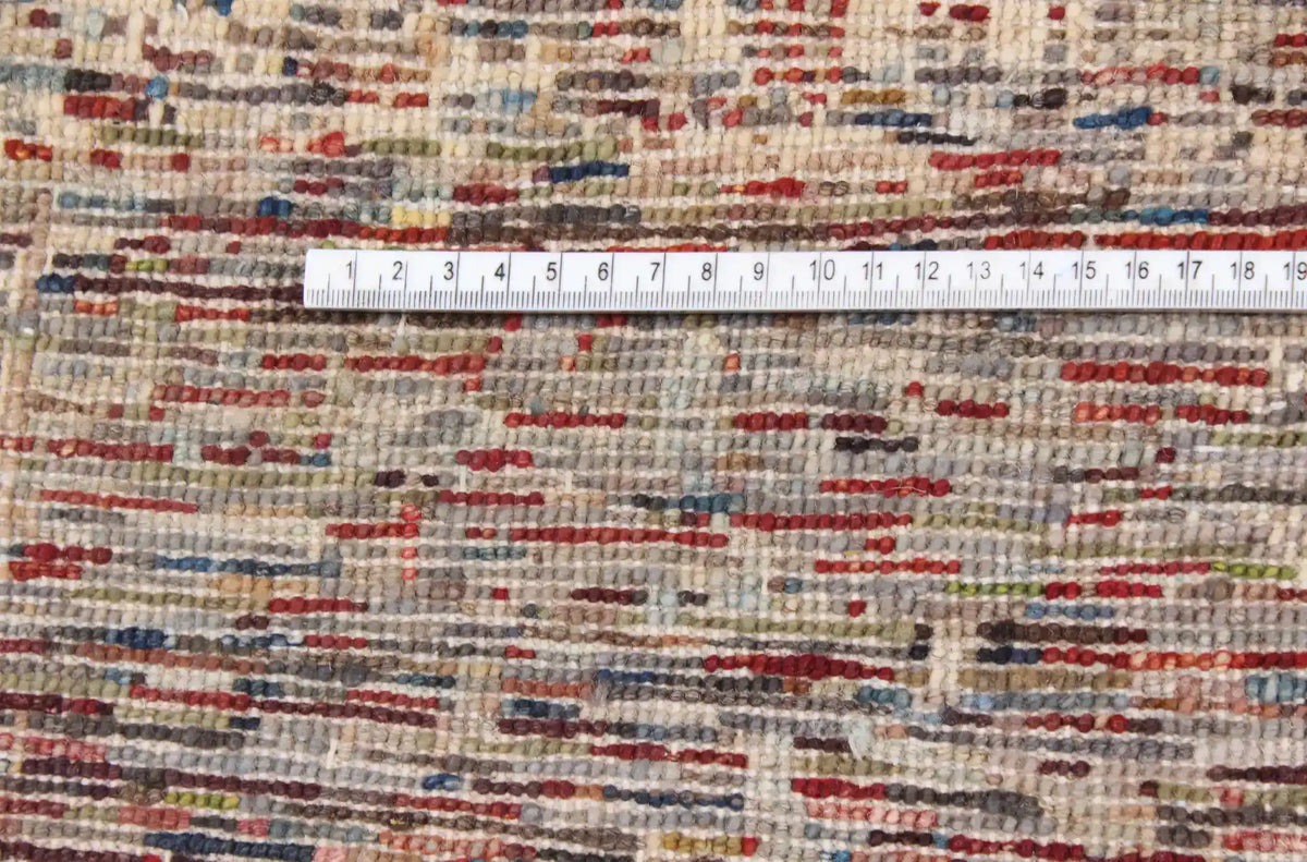 Brown Berjasta Rug with Fine Linear Detail, 360 × 252 cm, view 4.