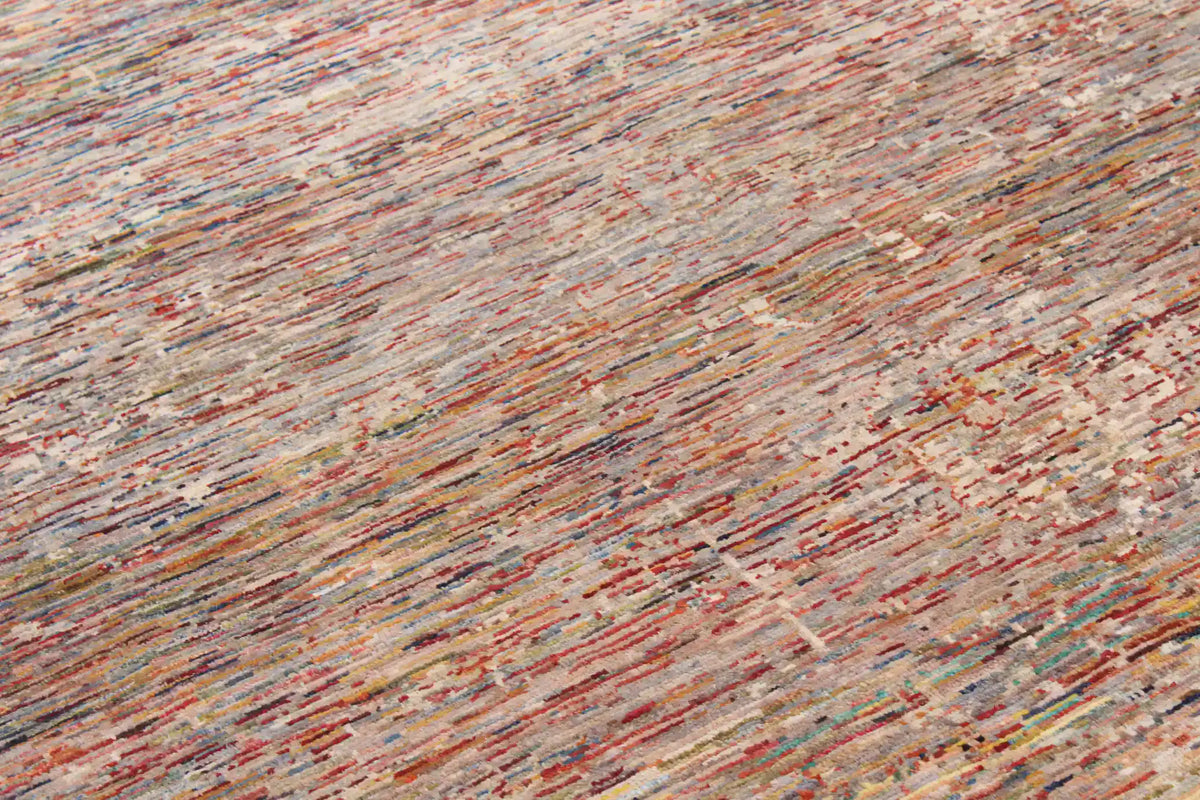 Brown Berjasta Rug with Fine Linear Detail, 360 × 252 cm, view 5.