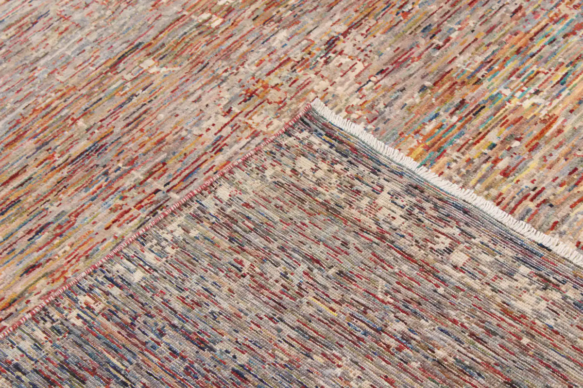 Brown Berjasta Rug with Fine Linear Detail, 360 × 252 cm, view 7.