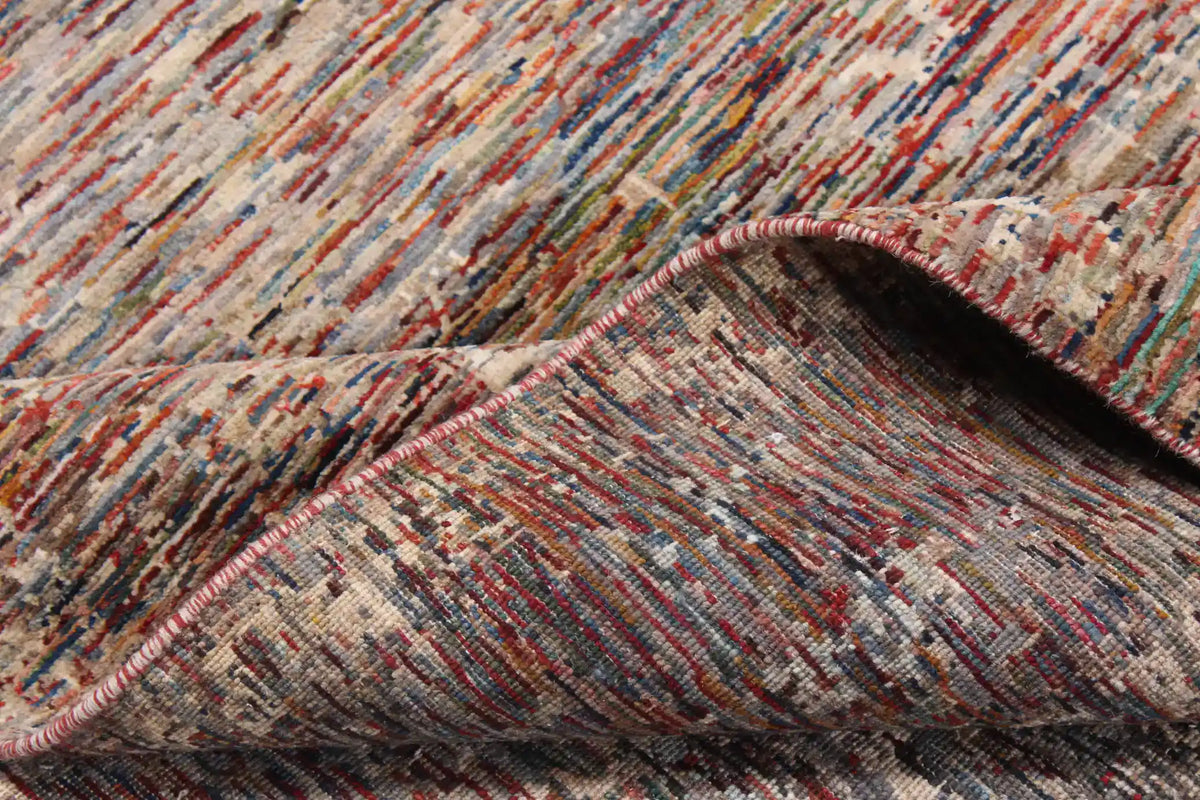 Brown Berjasta Rug with Fine Linear Detail, 360 × 252 cm, view 8.