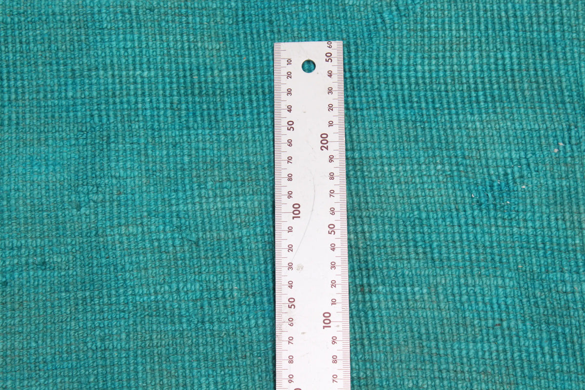 Large Turquoise Ziegler Rug, 431 × 302 cm, view 4.