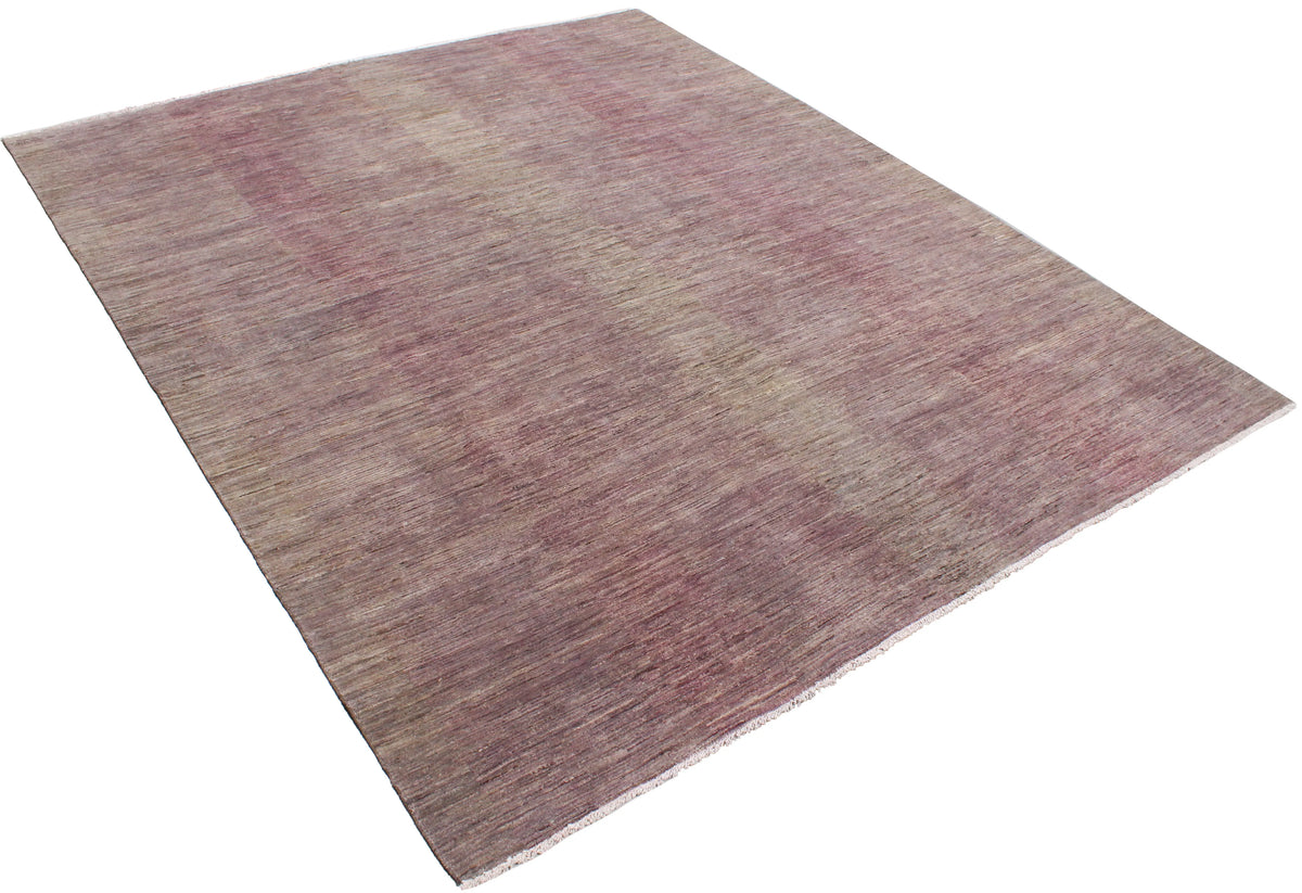 Mauve Wool Rug with Tonal Variation, 286 × 235 cm, view 3.