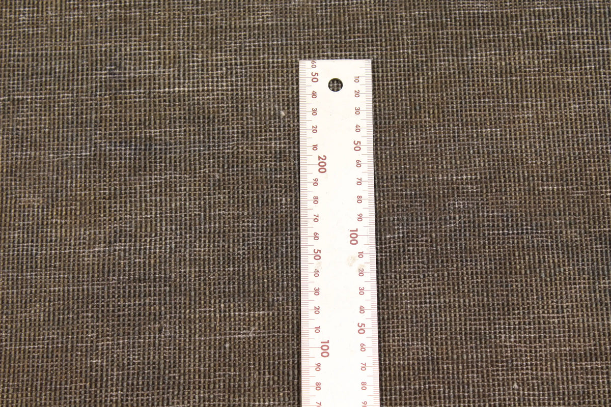 Nearly Square Dark Brown Afghan Wool Rug, 284 × 290 cm, view 10.
