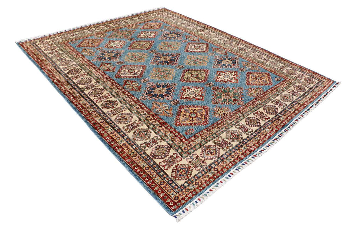 Steel Blue Super Kazak Rug, 316 × 256 cm, view 2.