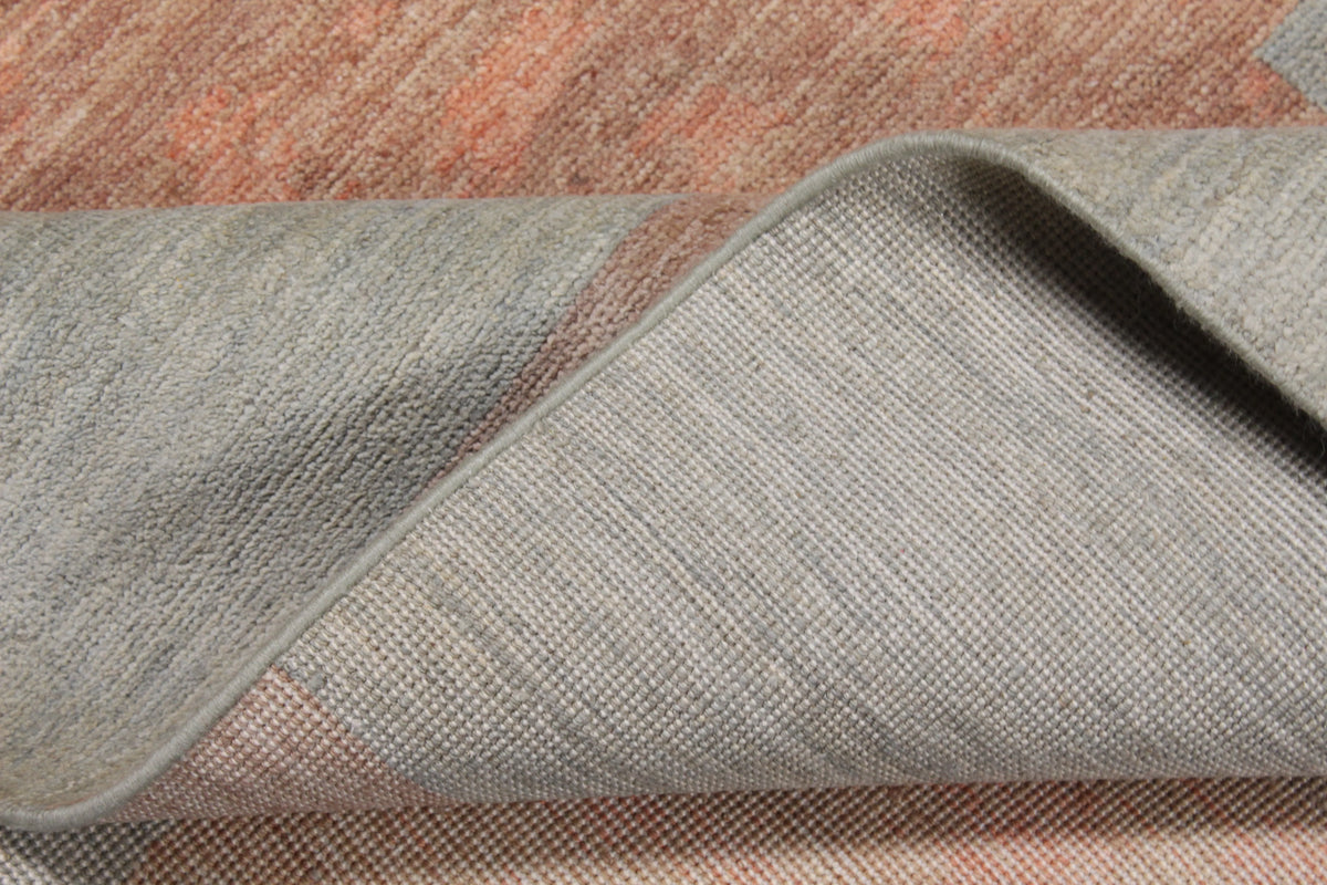 Gray Gabbeh Rug with a Light Medallion, 308 × 242 cm, view 7.