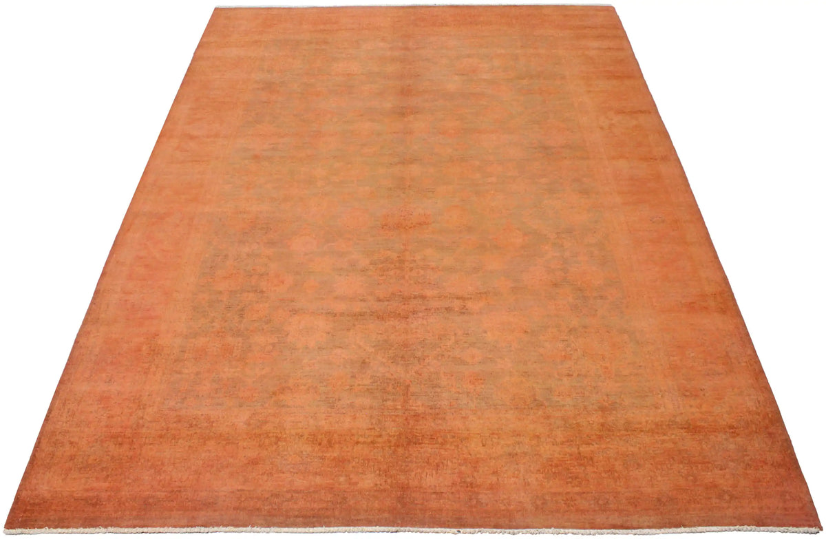 Rust Orange Ziegler Rug with Tonal Pattern, 380 × 272 cm, view 2.