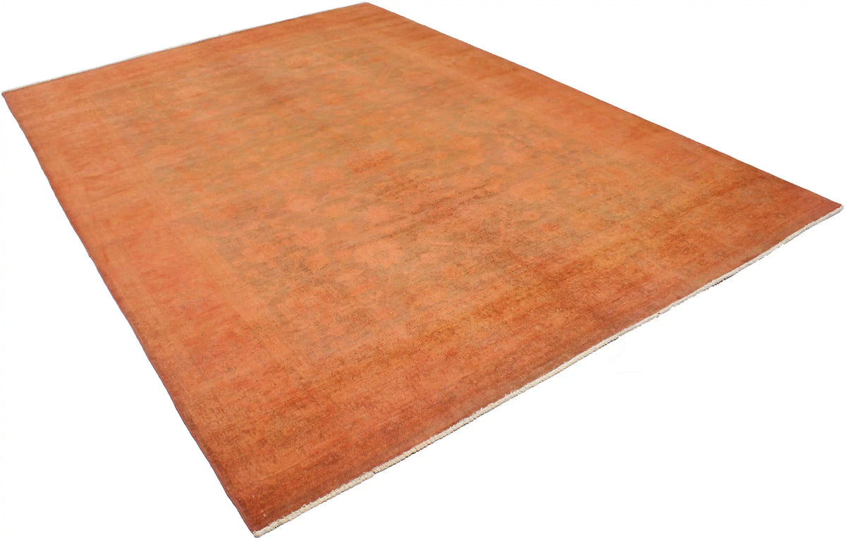 Rust Orange Ziegler Rug with Tonal Pattern, 380 × 272 cm, view 3.