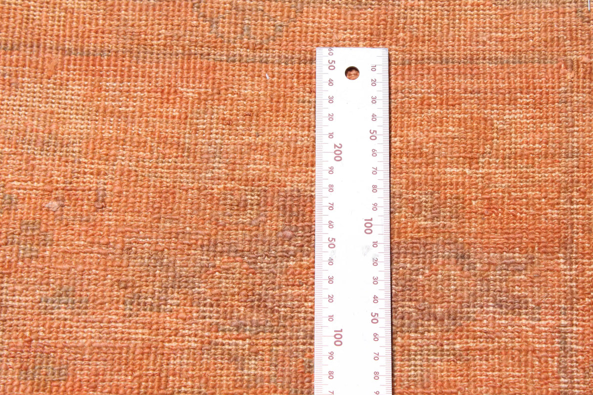 Rust Orange Ziegler Rug with Tonal Pattern, 380 × 272 cm, view 8.
