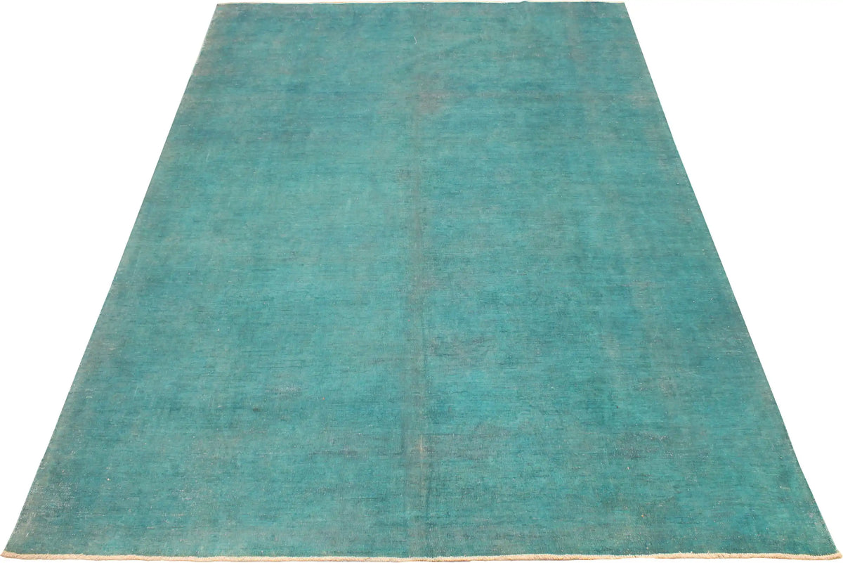 Large Turquoise Ziegler Wool Rug, 400 × 283 cm, view 2.