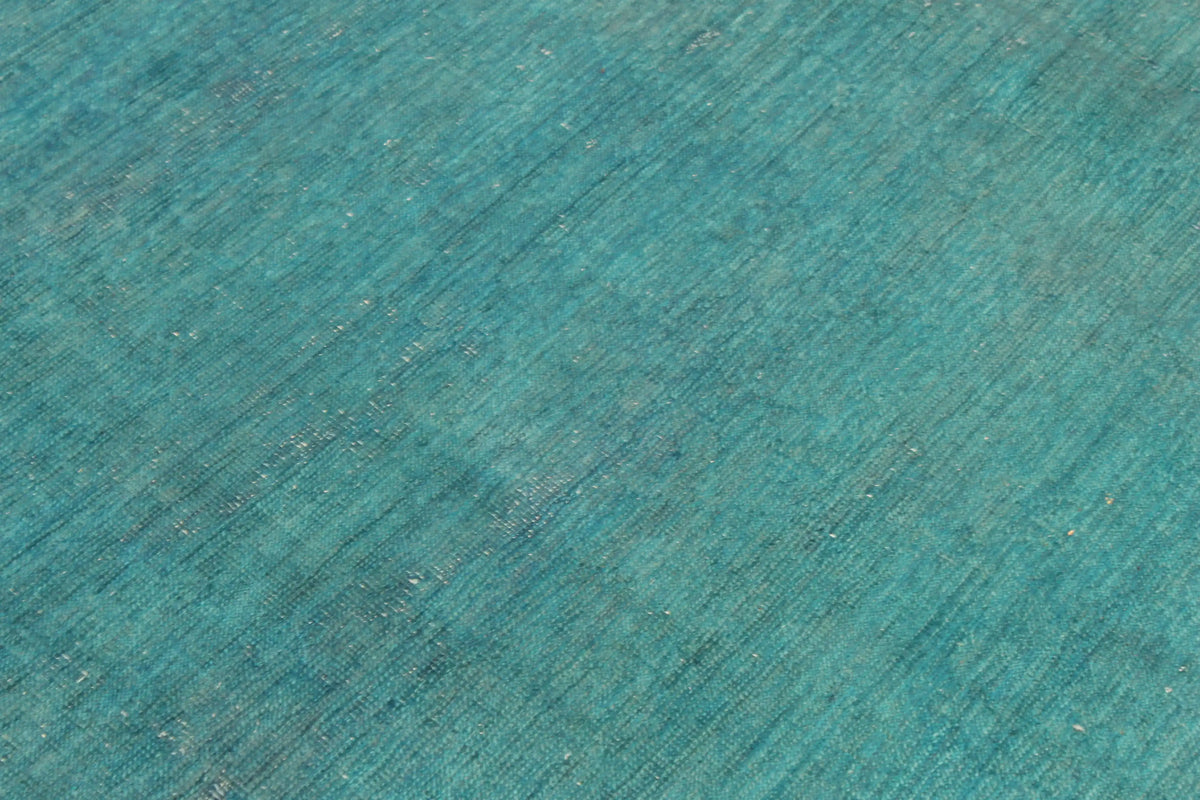 Large Turquoise Ziegler Wool Rug, 400 × 283 cm, view 8.