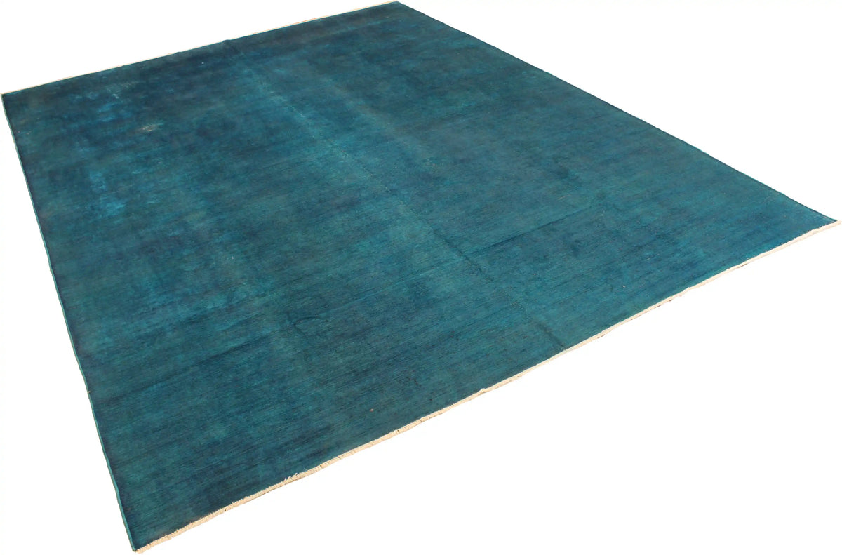 Oversized Teal Ziegler Rug, 438 × 346 cm, view 3.