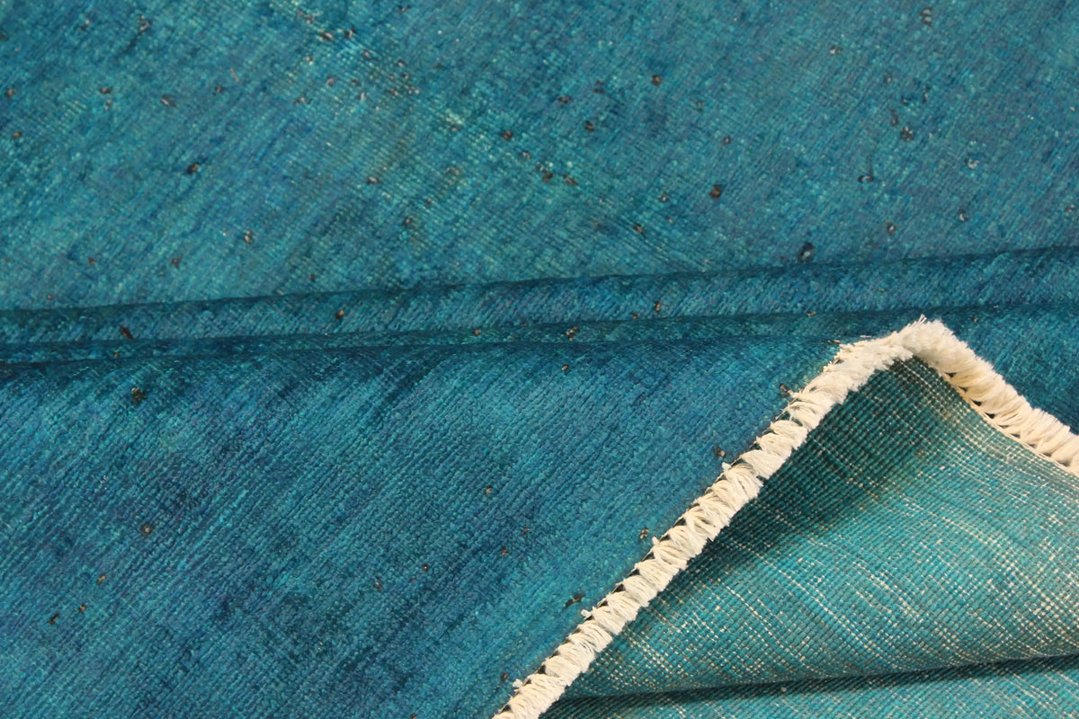Oversized Teal Ziegler Rug, 438 × 346 cm, view 7.