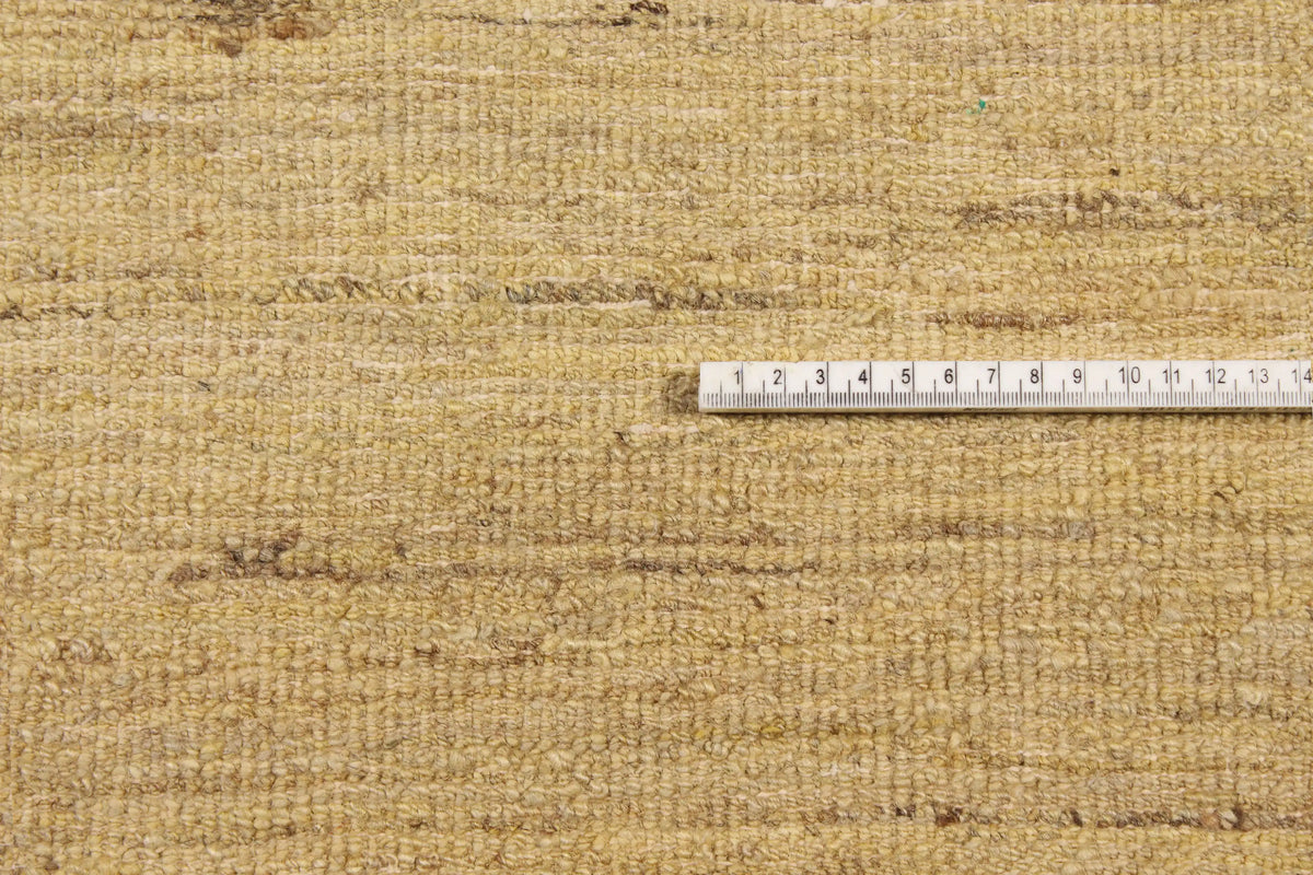 Large Golden Beige Afghan Wool Rug, 428 × 305 cm, view 6.
