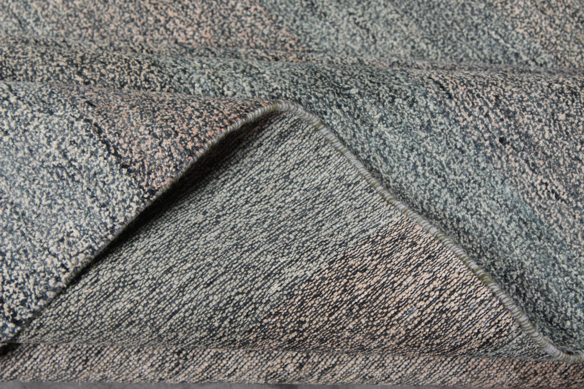 Gray Gabbeh Rug with Subtle Texture, 299 × 240 cm, view 8.