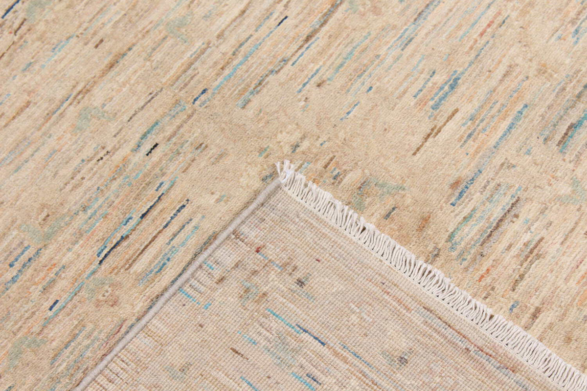 Light Art Deco Rug with Subtle Patterning, 343 × 249 cm, view 6.