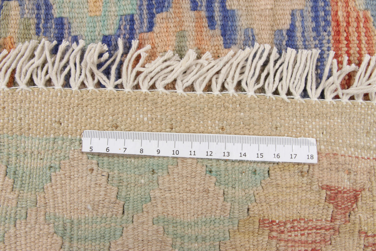 Colorful Small Panel Kilim Rug, 191 × 160 cm — view 9