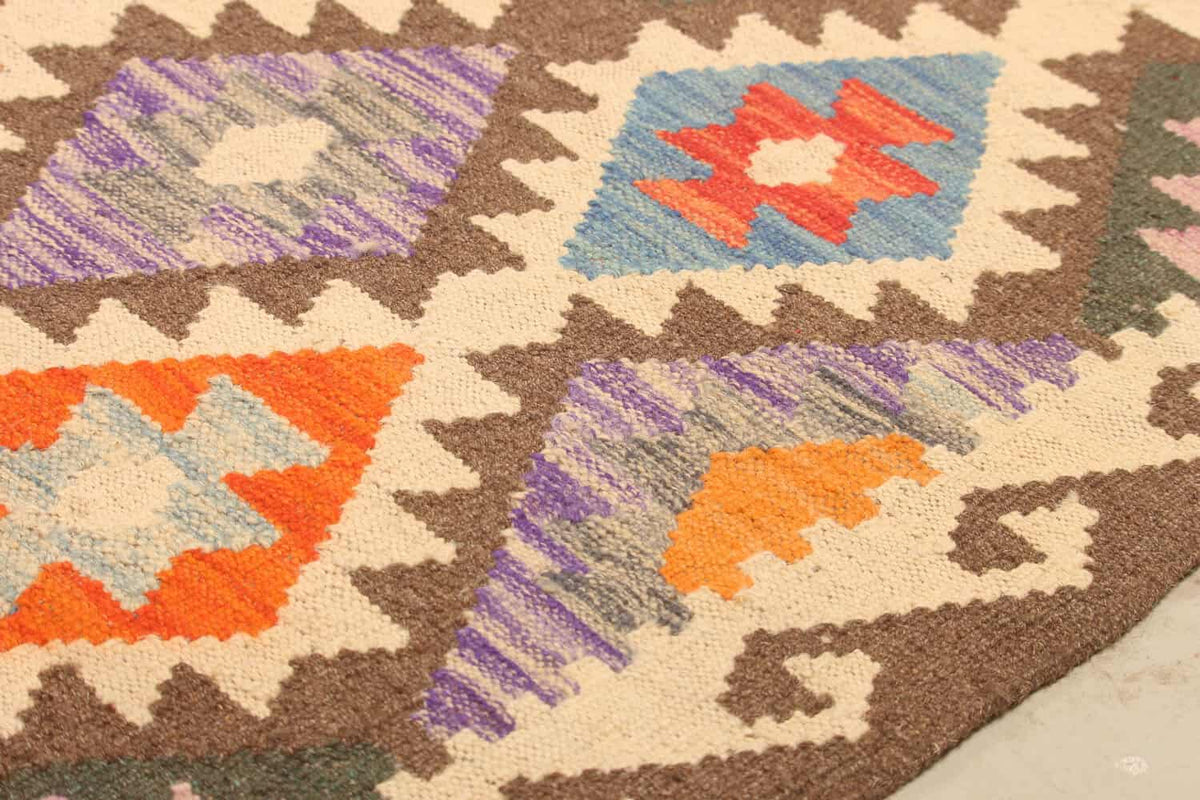 Dark Ground Diamond Kilim Rug, 292 × 211 cm — view 3