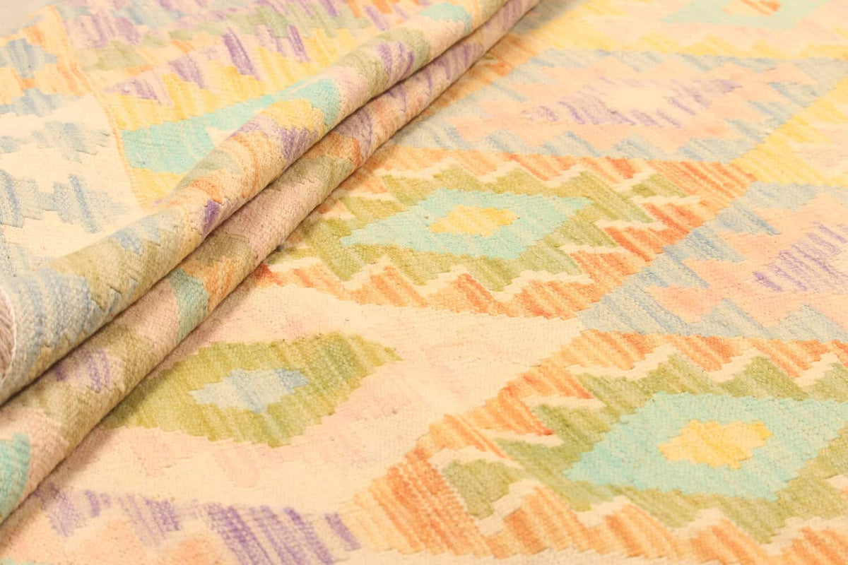 Pastel Diamond Kilim Rug, 301 × 198 cm — view 3