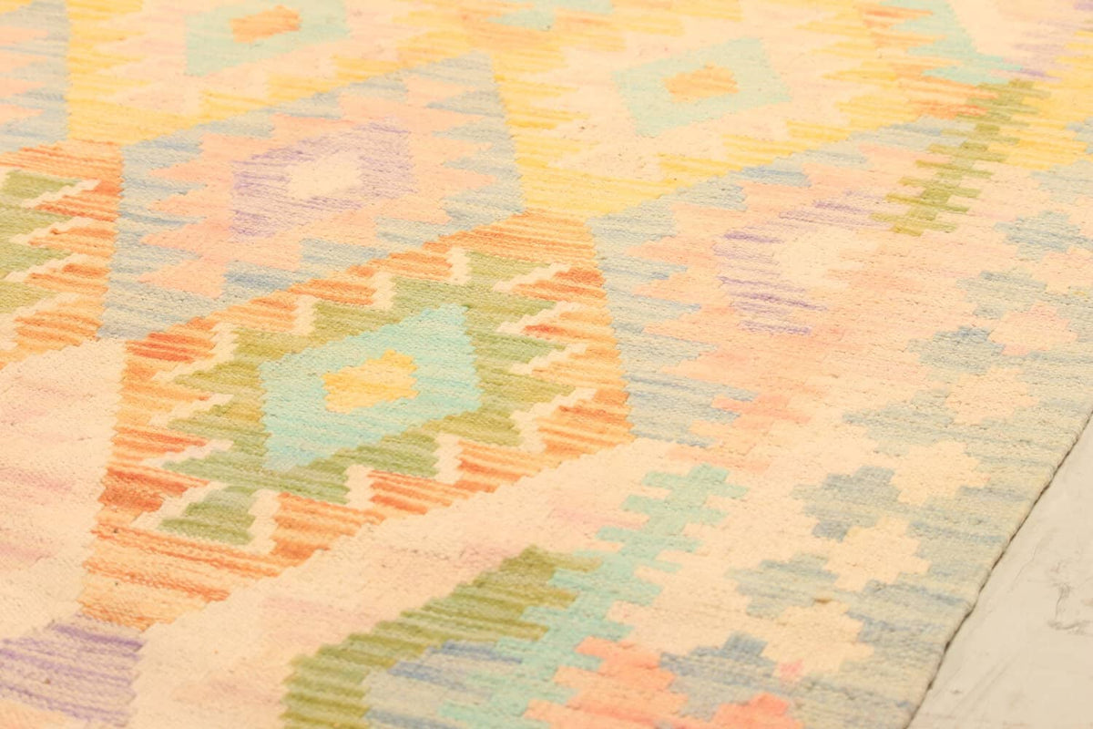 Pastel Diamond Kilim Rug, 301 × 198 cm — view 6