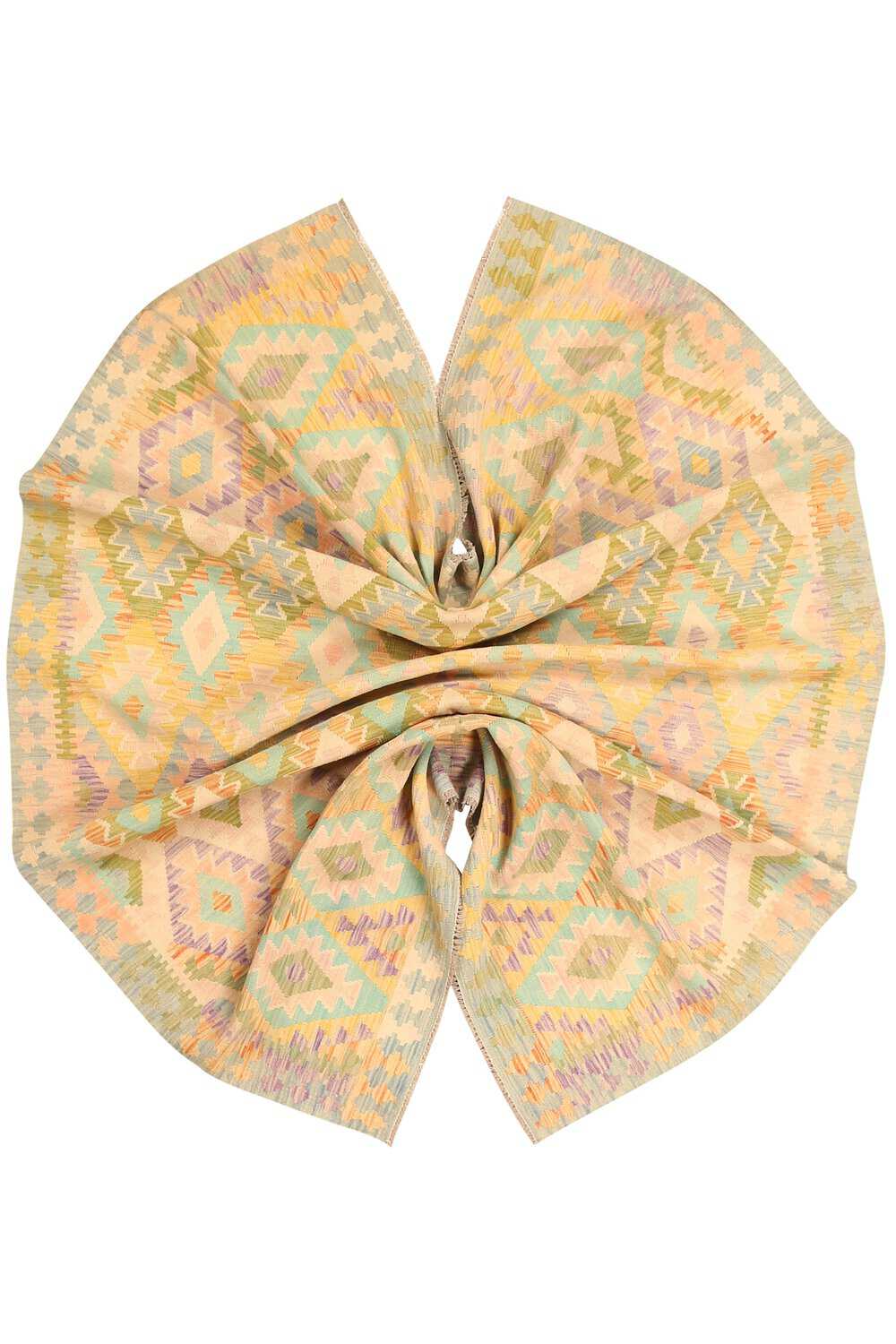 Pastel Diamond Kilim Rug, 301 × 198 cm — view 10