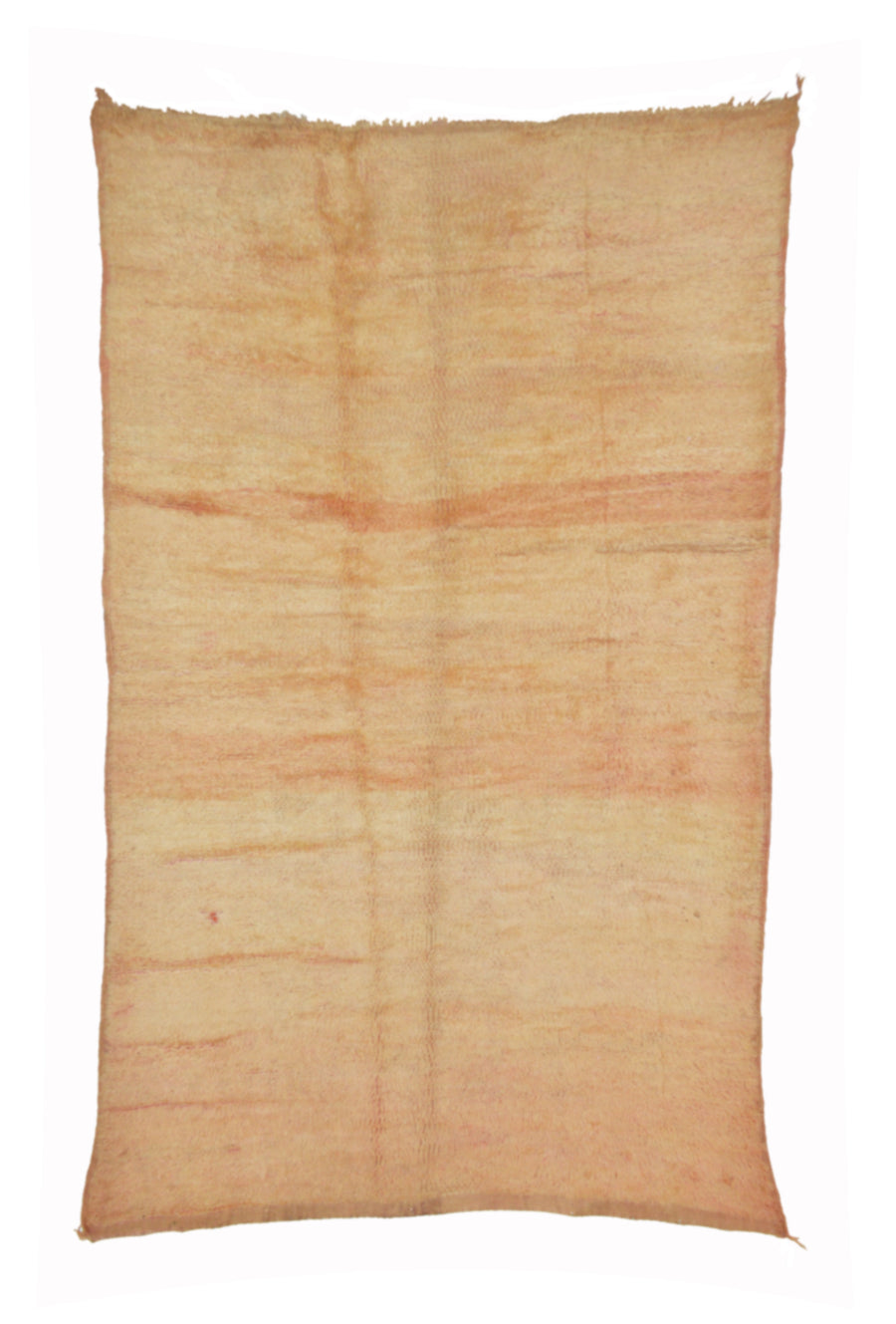 T06 Beige Vintage Moroccan Wool Rug, 260 × 147 cm.