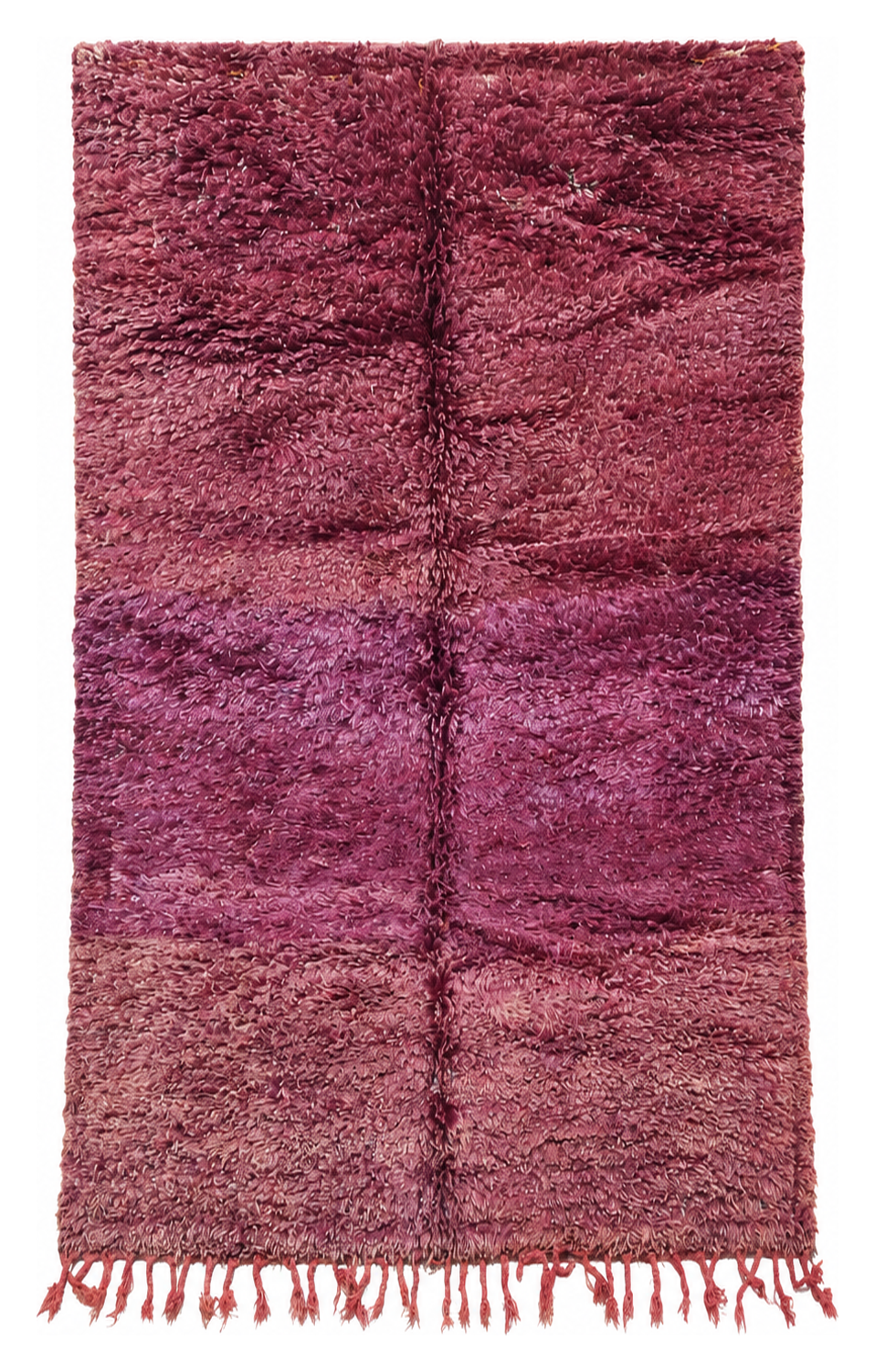 Dusty Pink Vintage Moroccan Rug with Tonal Texture, 300 × 170 cm.